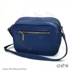 تصویر کیف پاسپورتی دوشی زنانه و دخترانه برشکا جلو زیپ