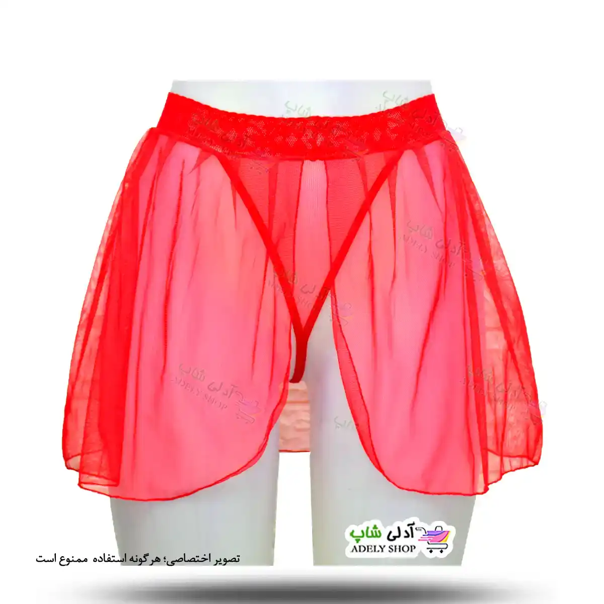 تصویر شورت لامبادا دامن توری سایز 44 تا 48