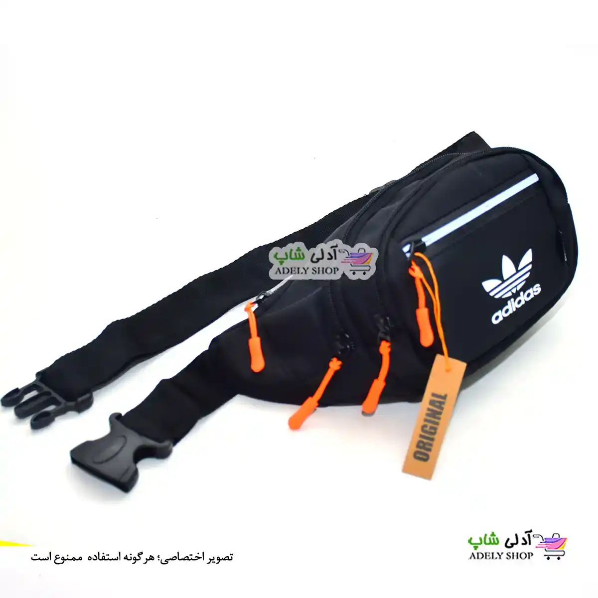 تصویر کیف کمری اسپرت طرح آدیداس adidas
