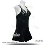 تصویر مایو سوتین دار زنانه و دخترانه دامن دار سایز 44 تا 48