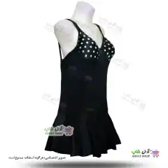 تصویر مایو سوتین دار زنانه و دخترانه دامن دار سایز 44 تا 48