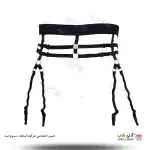 تصویر بند فانتزی نگهدارنده جوراب بالا زانو شورت دار