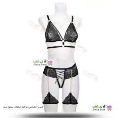 تصویر ست بند فانتزی زنجیری نگهدارنده جوراب، شورت و سوتین هارنس