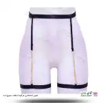 تصویر ست 3 تکه بند فانتزی نگهدارنده جوراب و سوتین هارنس