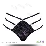 تصویر ست 3 تکه بند فانتزی نگهدارنده جوراب و سوتین هارنس