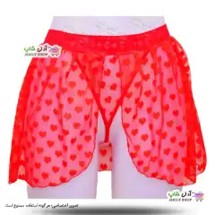تصویر شورت لامبادا دامن توری سایز 44 تا 48