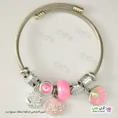 تصویر دستبند پاندورا طرحصدف و مروارید