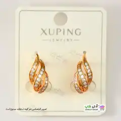 تصویر گوشواره نگین دار ژوپینگ