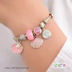 تصویر دستبند پاندورا طرحصدف و مروارید
