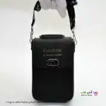 تصویر کیف رو دوشی زنانه و دخترانه کنف ایستاده کلمبیا قفلدار جا کارت دار