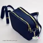 تصویر کیف پاسپورتی زنانه و دخترانه دو زیپ نانسی