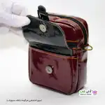 تصویر کیف پاسپورتی دوشی زنانه و دخترانه اسپرت- شکلاتی