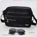 تصویر کیف رو دوشی زنانه و دخترانه سه زیپ