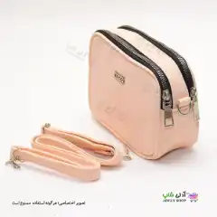 تصویر کیف پاسپورتی زنانه و دخترانه دو زیپ نانسی