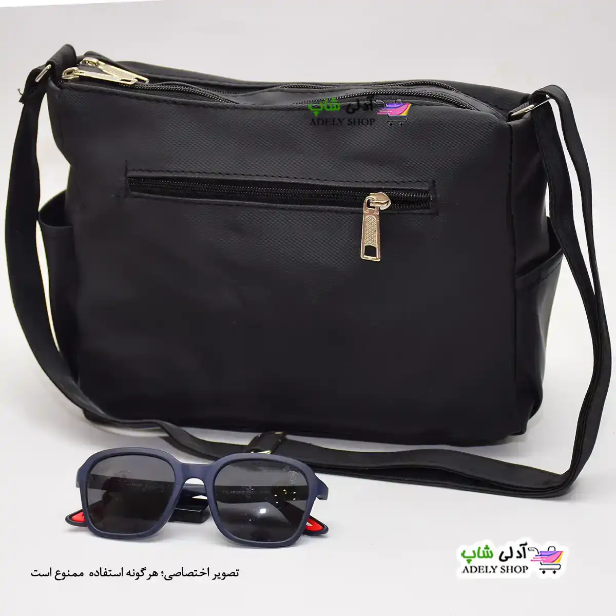 تصویر کیف رو دوشی زنانه و دخترانه پر جیب شنل