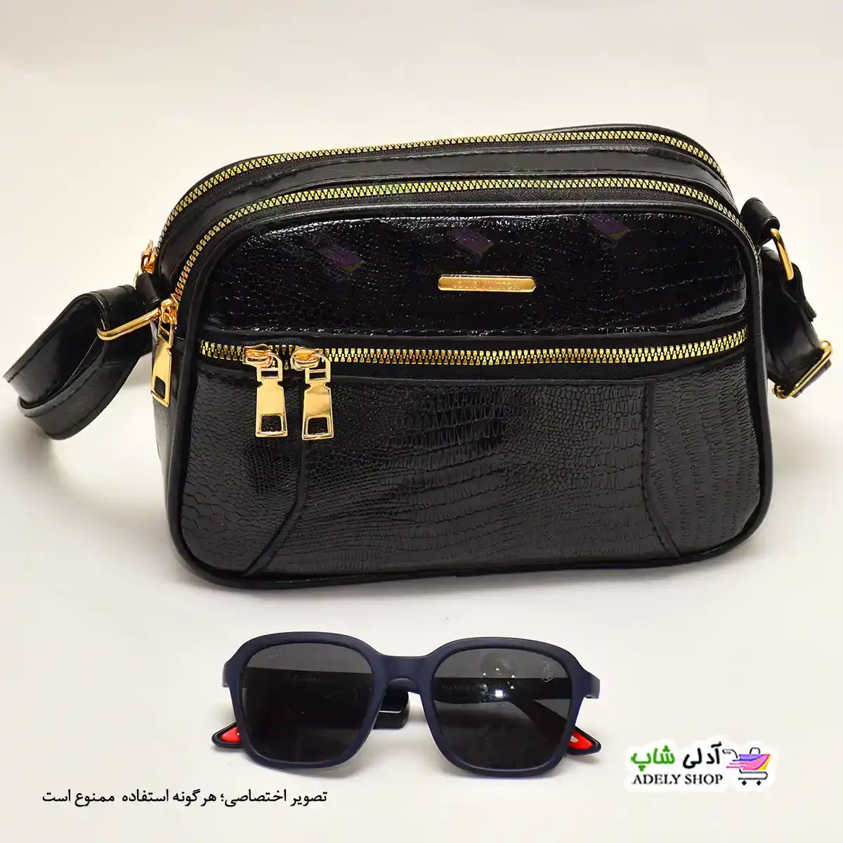 تصویر کیف رو دوشی زنانه و دخترانه شنل ورنی