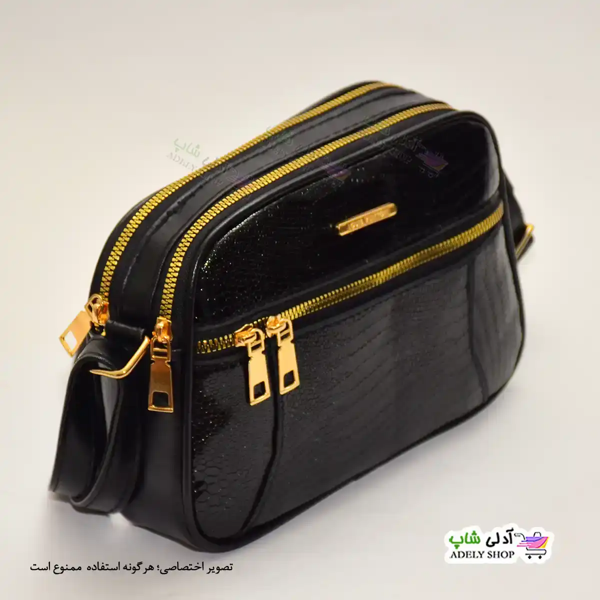 تصویر کیف رو دوشی زنانه و دخترانه شنل ورنی