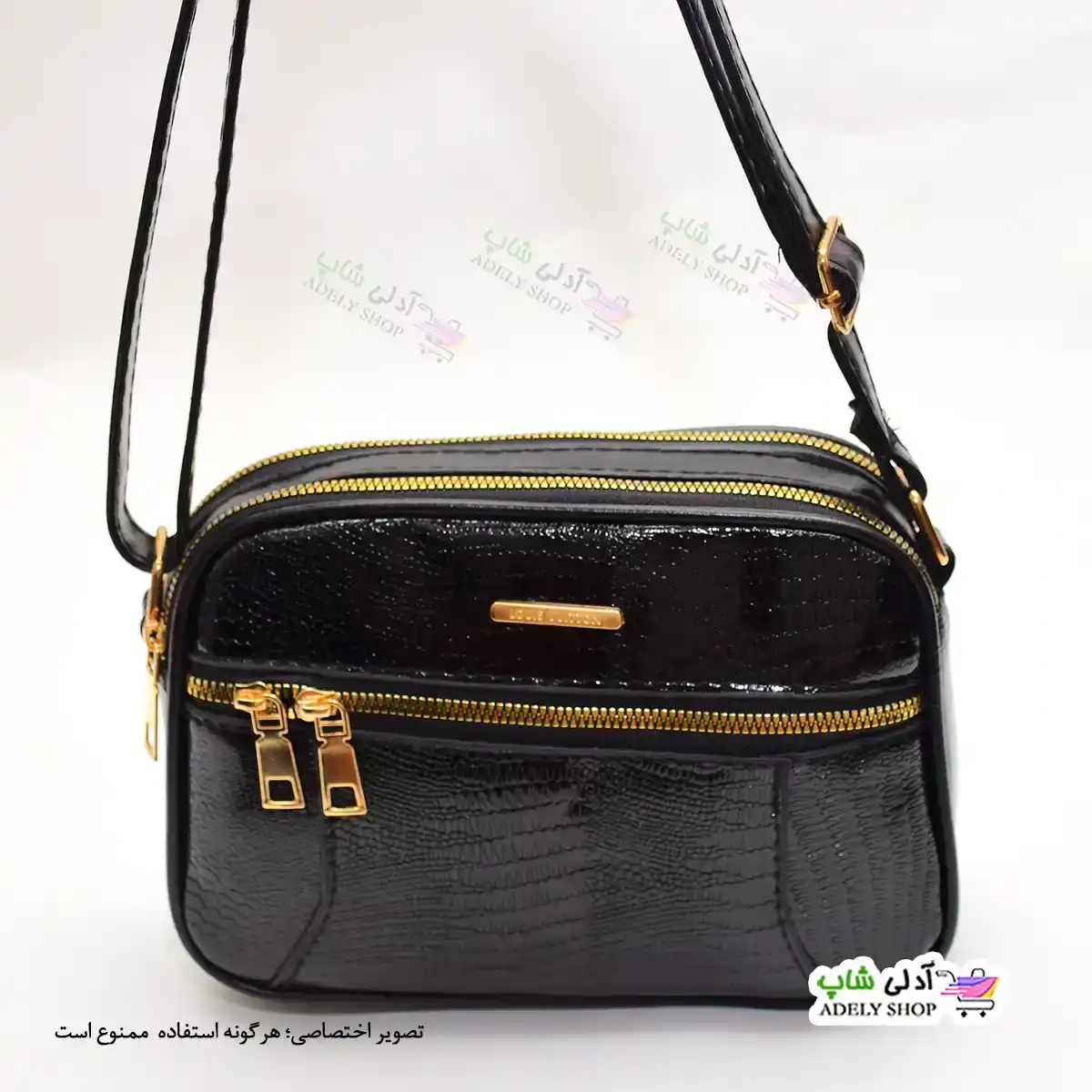 تصویر کیف رو دوشی زنانه و دخترانه شنل ورنی