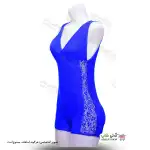 تصویر مایو پادار زنانه و دخترانه کاپدار بغل گیپور آبی