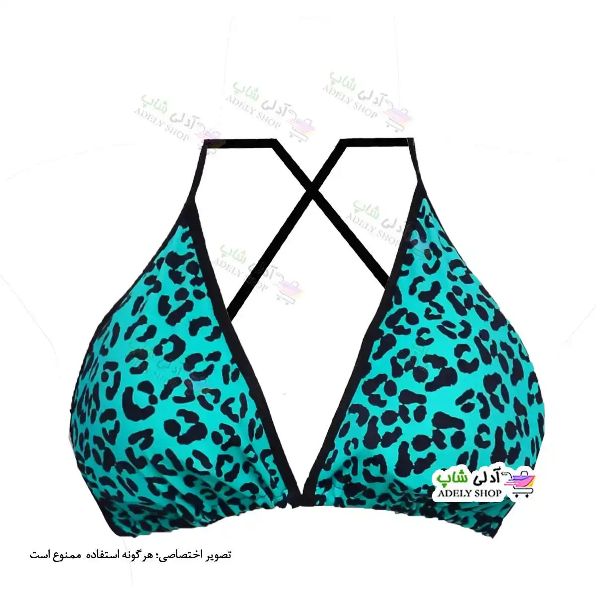 تصویر لباس شنای دوتکه (بیکینی) طرح پلنگی2