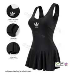 تصویر مایو اسلیپ دامن دار زنانه و دخترانه طرح آدیداس46 تا 50