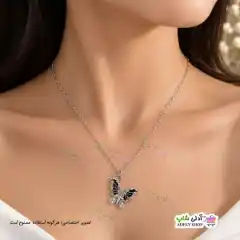تصویر گردنبند طرح پروانه