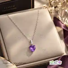 تصویر گردنبند طرح قلبی