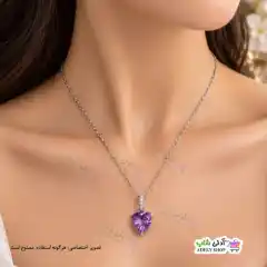 تصویر گردنبند طرح قلبی