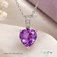 تصویر گردنبند طرح قلبی