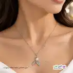 تصویر گردنبند طرح دم وال 3