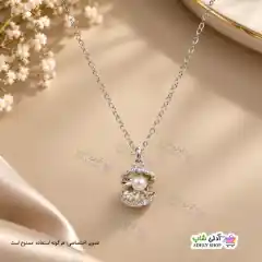 تصویر گردنبند طرح صدف و مروارید2