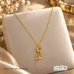 تصویر گردنبند نگینی طرح خرگوش