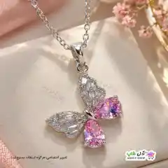 تصویر گردنبند طرح پروانه